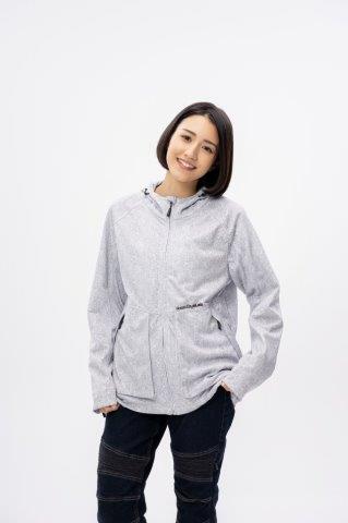 フーディーメッシュブルゾン I.グレー LL+サイズ ROJ128 ロッソスタイルラボ