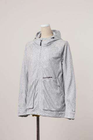 フーディーメッシュブルゾン I.グレー L+サイズ ROJ128 ロッソスタイルラボ