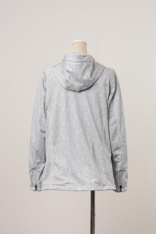 フーディーメッシュブルゾン I.グレー M+サイズ ROJ128 ロッソスタイルラボ