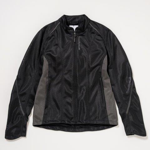 取寄 ライダースメッシュジャケット ブラック L+(LL)サイズ ROJ131 ロッソスタイルラボ