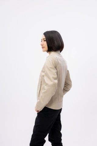 取寄 シングルレザージャケット ブラウン Lサイズ ROL17 ロッソスタイルラボ