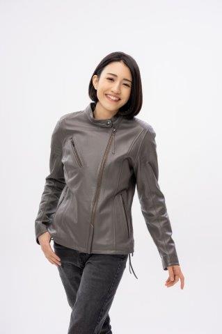 取寄 セミダブルレザージャケット グレージュ Lサイズ ROL18 ロッソスタイルラボ