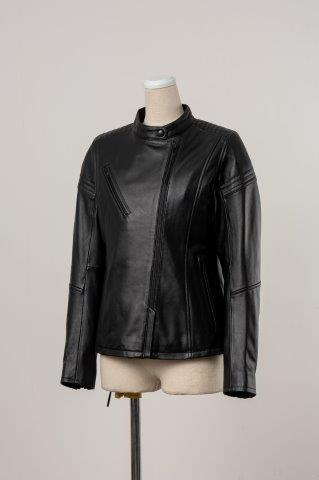 取寄 セミダブルレザージャケット ブラック Lサイズ ROL18 ロッソスタイルラボ