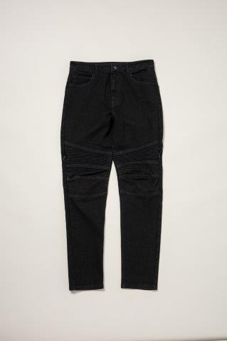 取寄 ストレッチスキニーパンツ リアルブラック L+shortサイズ ROP67 ロッソスタイルラボ