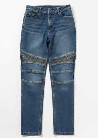 ストレッチスキニーパンツ ブルー Lshortサイズ ROP67 ロッソスタイルラボ