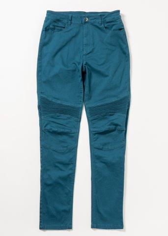 ストレッチスキニーパンツ ターコイズ XSサイズ ROP67 ロッソスタイルラボ