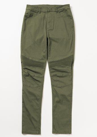 ストレッチスキニーパンツ カーキ M+サイズ ROP67 ロッソスタイルラボ