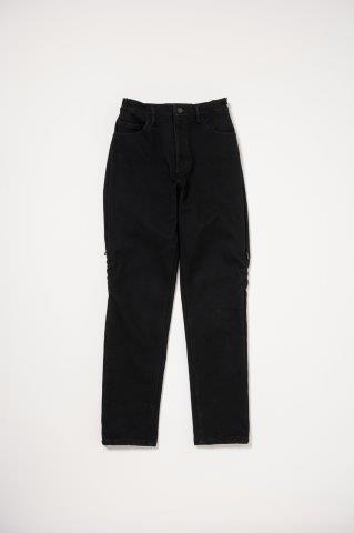 裏起毛ストレッチスリムパンツ ブラック Sサイズ ROP71 ロッソスタイルラボ