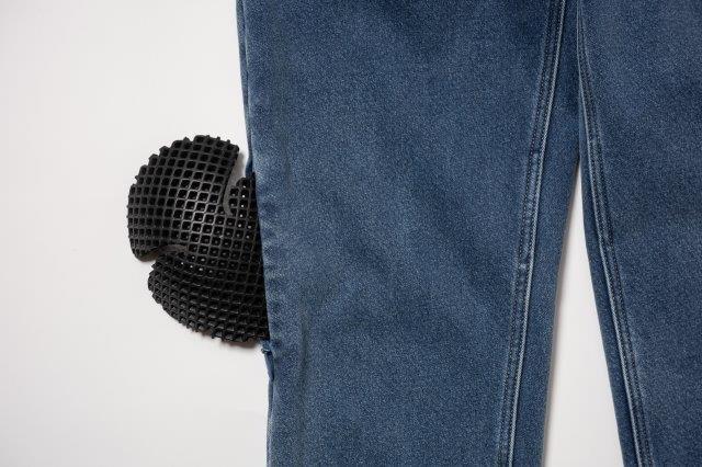 裏起毛ストレッチスリムパンツ ブラックデニム M+サイズ ROP71 ロッソスタイルラボ