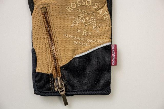 プロテクトミリタリーメッシュグローブ ブラック Mサイズ RSG364 ロッソスタイルラボ