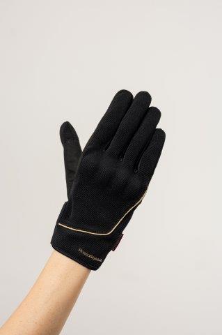 プロテクションメッシュグローブ ブラック Lサイズ RSG365 ロッソスタイルラボ