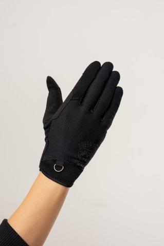 ミリタリーメッシュグローブ オールブラック Sサイズ RSG366 ロッソスタイルラボ