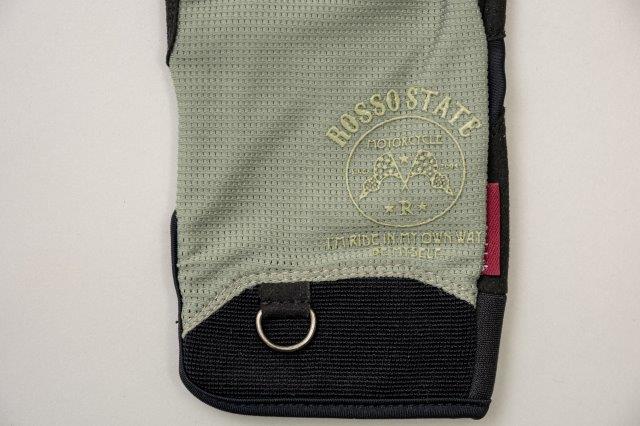 ミリタリーメッシュグローブ ブラック/ベージュ Sサイズ RSG366 ロッソスタイルラボ