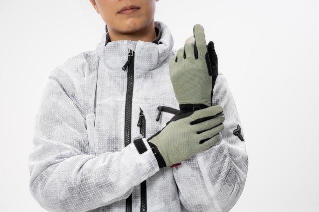 ミリタリーメッシュグローブ ブラック/ベージュ Sサイズ RSG366 ロッソスタイルラボ