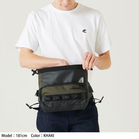 WP ヒップバッグ チャコール 5L RSB279 アールエスタイチ