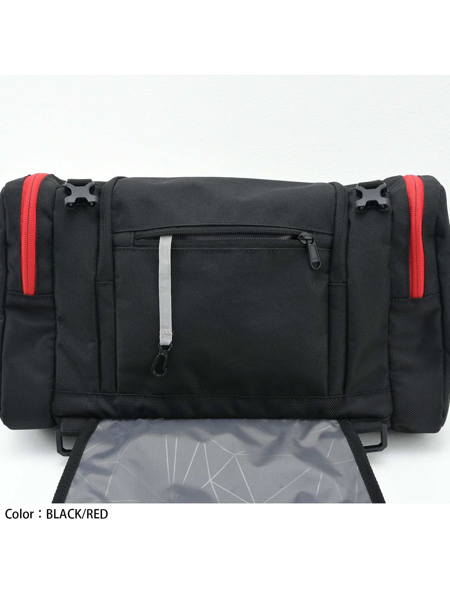 ヒップバッグ(L) ブラック/レッド 10L RSB291 アールエスタイチ