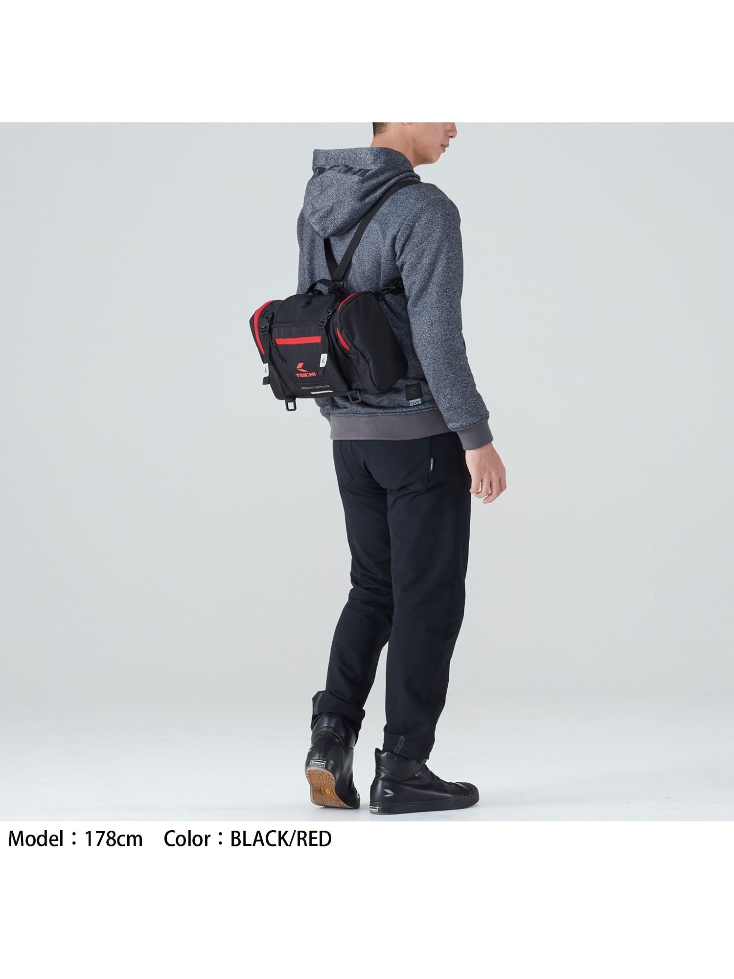 取寄 ヒップバッグ(L) チャコール 10L RSB291 アールエスタイチ