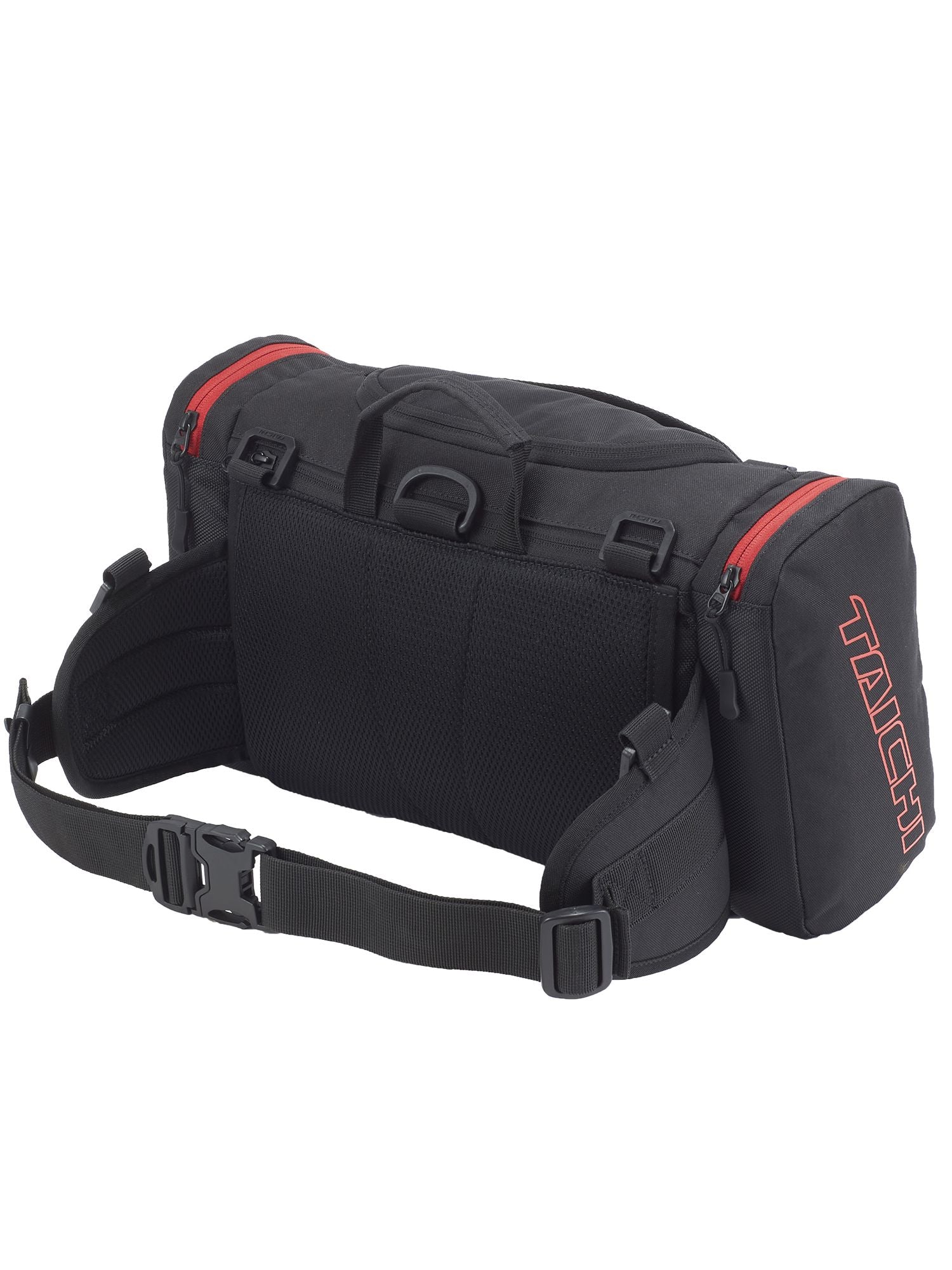 取寄 ヒップバッグ(L) ブラック/レッド 10L RSB291 アールエスタイチ