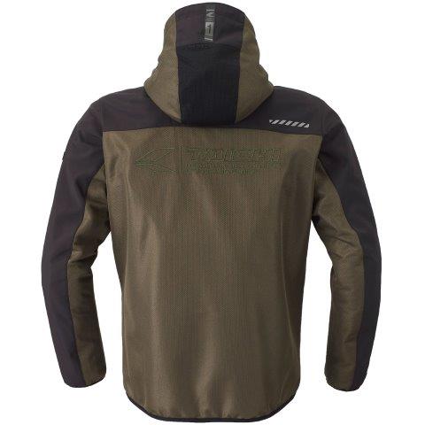 エアーフリップ パーカ ブラック/カーキ XXLサイズ RSJ334 アールエスタイチ