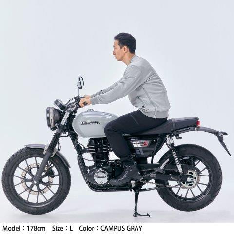 コーデュラ クルーネック ロゴチャコール 3XLサイズ RSJ349 アールエスタイチ