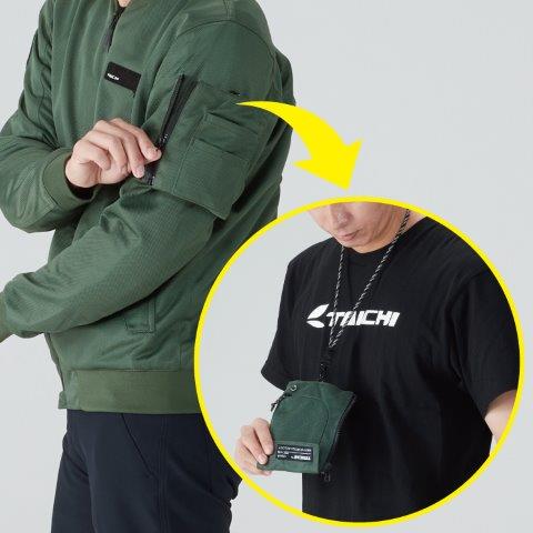 取寄 エアー フライト ジャケット グレー 3XLサイズ RSJ351 アールエスタイチ