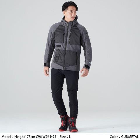 取寄 エアー パーカ アイコンブラック XXLサイズ RSJ354 アールエスタイチ