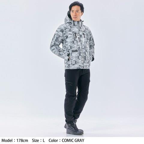 ソフトシェル オールシーズンパーカ オパールグリーン Mサイズ RSJ730 アールエスタイチ