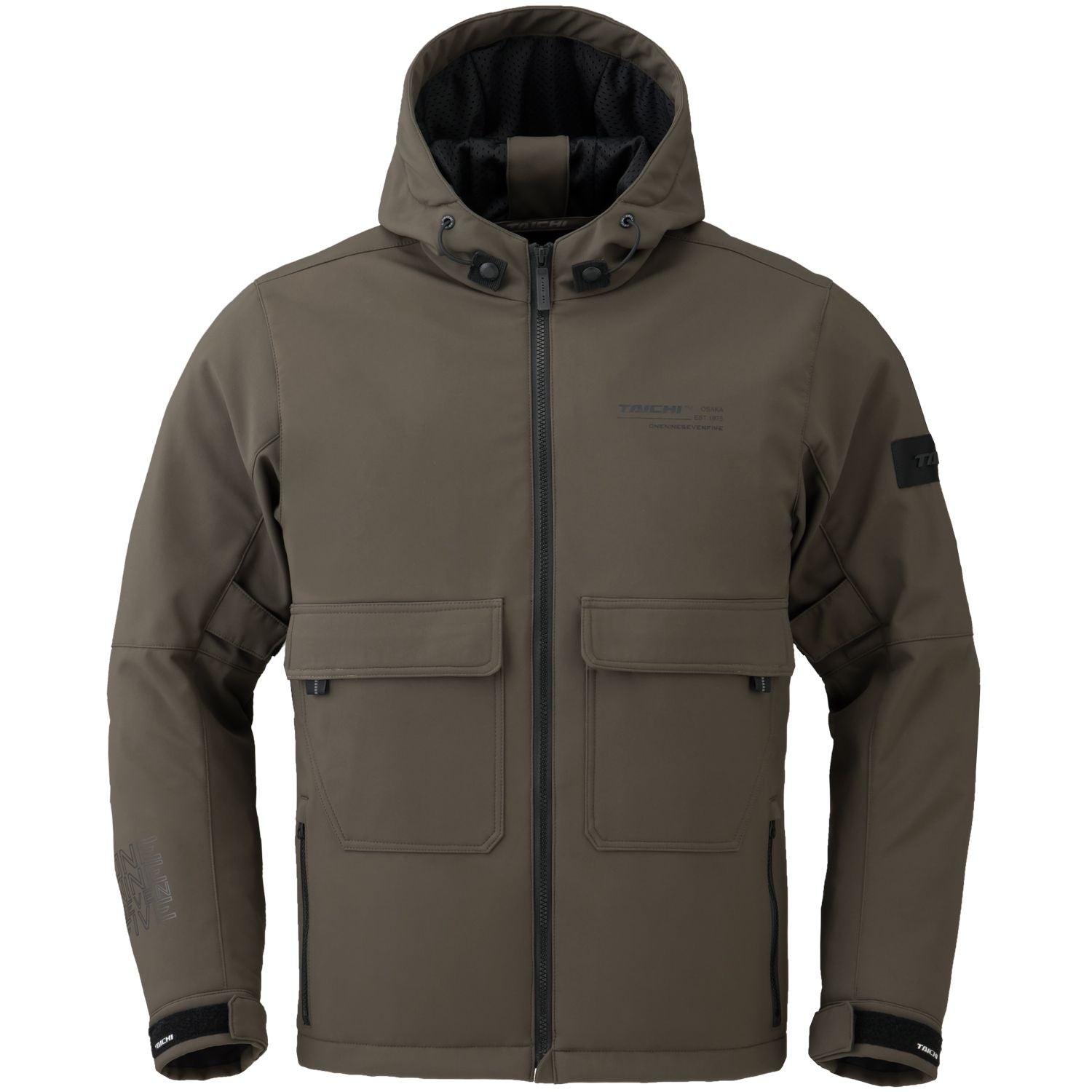 ソフトシェル フーディ ダークカーキ Mサイズ RSJ732 アールエスタイチ