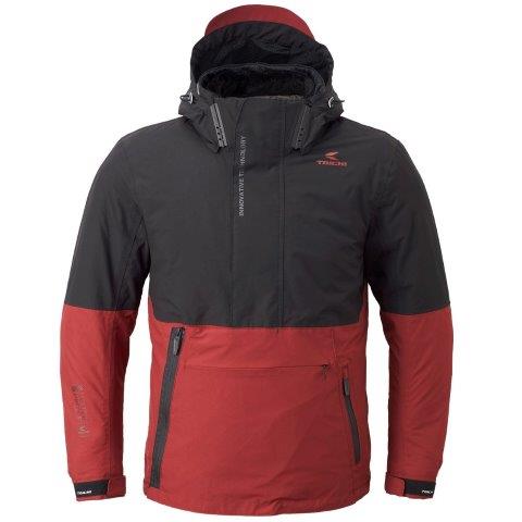 モトレック オールシーズンパーカ ブラック/バーガンディー WL(レディースL)サイズ RSJ733 アールエスタイチ