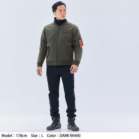 ソフトシェル フライト ジャケット イーグルグレー WLサイズ RSJ734 アールエスタイチ