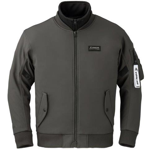 ソフトシェル フライト ジャケット ガンメタル WLサイズ RSJ734 アールエスタイチ