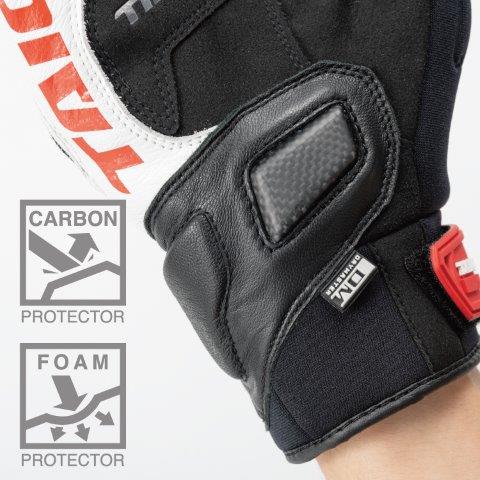 取寄 アームド ウインターグローブ ブラック/ホワイト WMサイズ RST647 アールエスタイチ