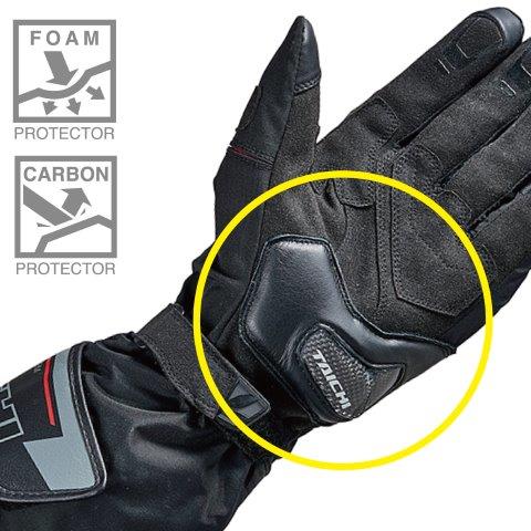 取寄 e-HEAT プロテクション グローブ ブラック/ブルー XXLサイズ RST655 アールエスタイチ