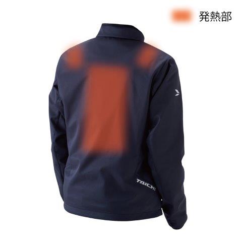 e-HEAT インナージャケット ブラック Sサイズ RSU637 アールエスタイチ