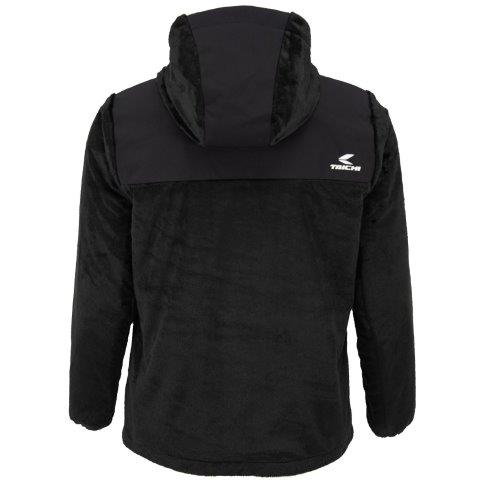 取寄 e-HEAT フリース インナーパーカ ブラック Lサイズ RSU638 アールエスタイチ