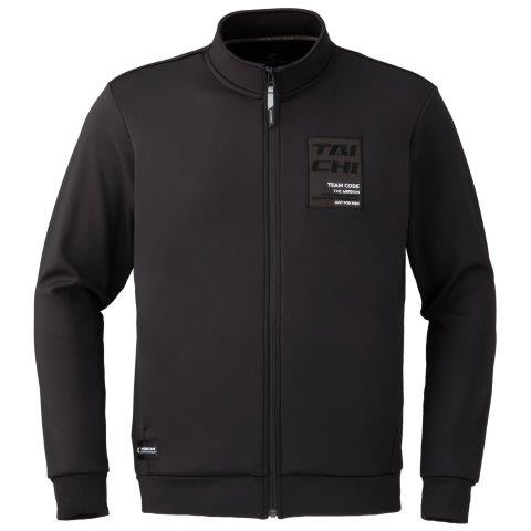 取寄 ウォームライド ジップシャツ エンブレムブラック Mサイズ RSU641 アールエスタイチ