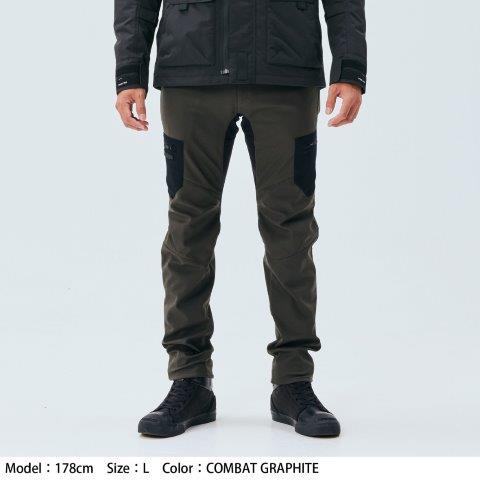 取寄 ウインドストップ ソフトシェル パンツ コンバットグラファイト Mサイズ RSY555 アールエスタイチ