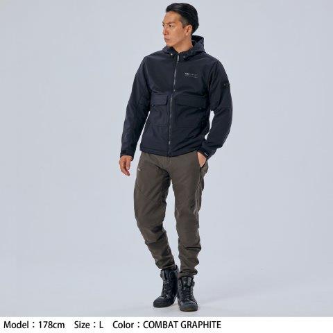 取寄 ウインドストップ ソフトシェル ジョガーパンツ ガンメタル BMサイズ RSY556 アールエスタイチ