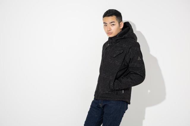 取寄 アーバンソフトシェルジャケット ペイズリーブラック Lサイズ UNJ137 アーバニズム