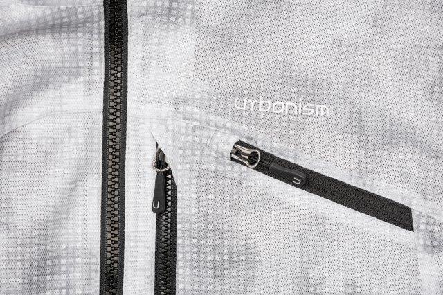 取寄 フードメッシュジャケット ライトグレー Mサイズ UNJ138 アーバニズム