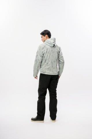 取寄 フードメッシュジャケット ライトグレー Lサイズ UNJ138 アーバニズム