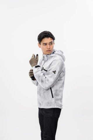 取寄 フードメッシュジャケット アイスカモ Mサイズ UNJ138 アーバニズム