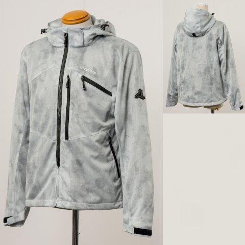 取寄 フードメッシュジャケット ライトグレー LLサイズ UNJ138 アーバニズム