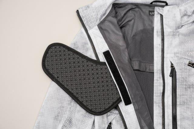 取寄 フードメッシュジャケット ライトグレー Mサイズ UNJ138 アーバニズム