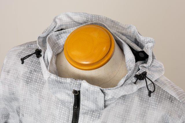 取寄 フードメッシュジャケット ライトグレー Lサイズ UNJ138 アーバニズム