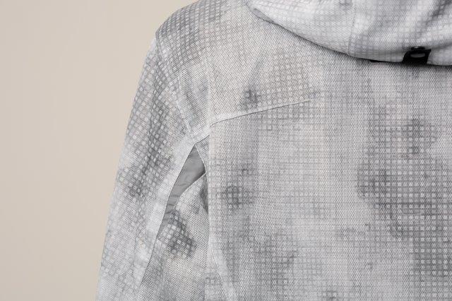 取寄 フードメッシュジャケット ライトグレー LLサイズ UNJ138 アーバニズム