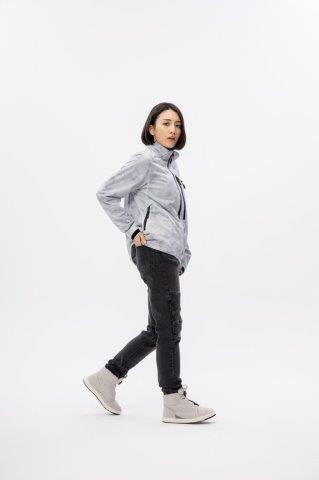 取寄 フードメッシュジャケット 【WOMEN】 アイスカモ/ラインブラック WSサイズ UNJ138W アーバニズム