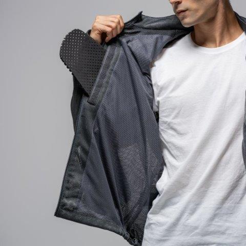 取寄 COOLミルメッシュジャケット ステルスグレー Mサイズ UNJ145 アーバニズム