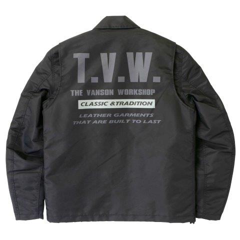 取寄 コーチジャケット ブラック XLサイズ SVS2505S バンソン トゥルーパーS