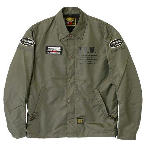 取寄 コーチジャケット カーキ Mサイズ SVS2505S バンソン トゥルーパーS